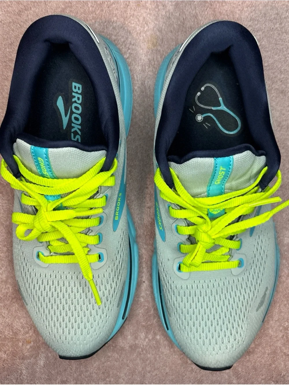 Brooks Ghost 15 Running Shoes Womens Size 7.5 Sneakers Healthcare Walking Gym_5